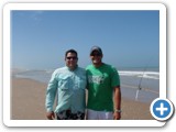 Enjoying an afternoon on South Padre Island after 
a great day of fishing. 