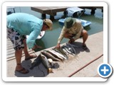 These guys will be cleaning fish for a while. I can't wait to get the fish on the fire.